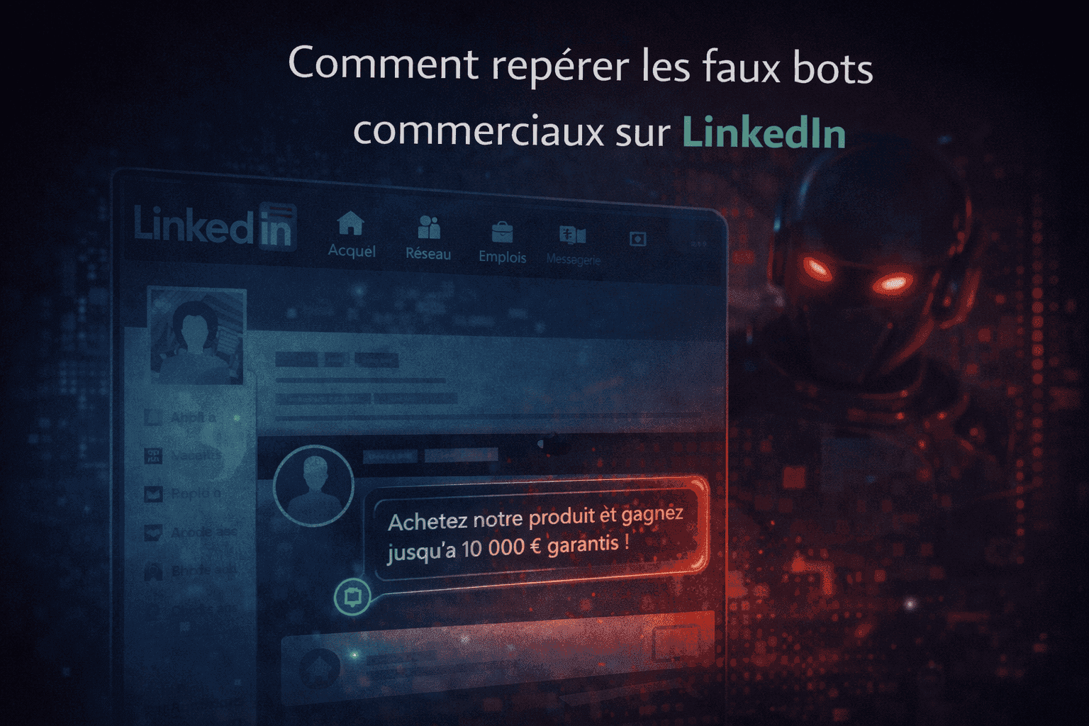 Arnaque LinkedIn : comment repérer les faux bots commerciaux