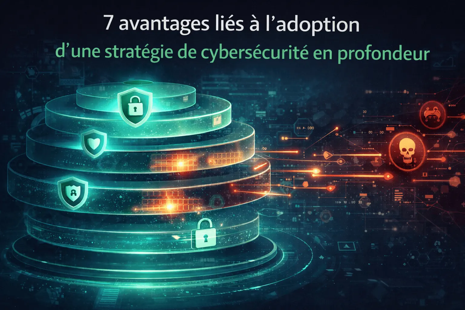 7 avantages liés à l'adoption d'une stratégie de cybersécurité en profondeur