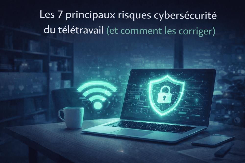 Les 7 principaux risques cybersécurité du télétravail (et comment les corriger)