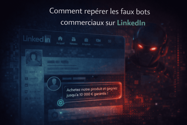 Arnaque LinkedIn : comment repérer les faux bots commerciaux
